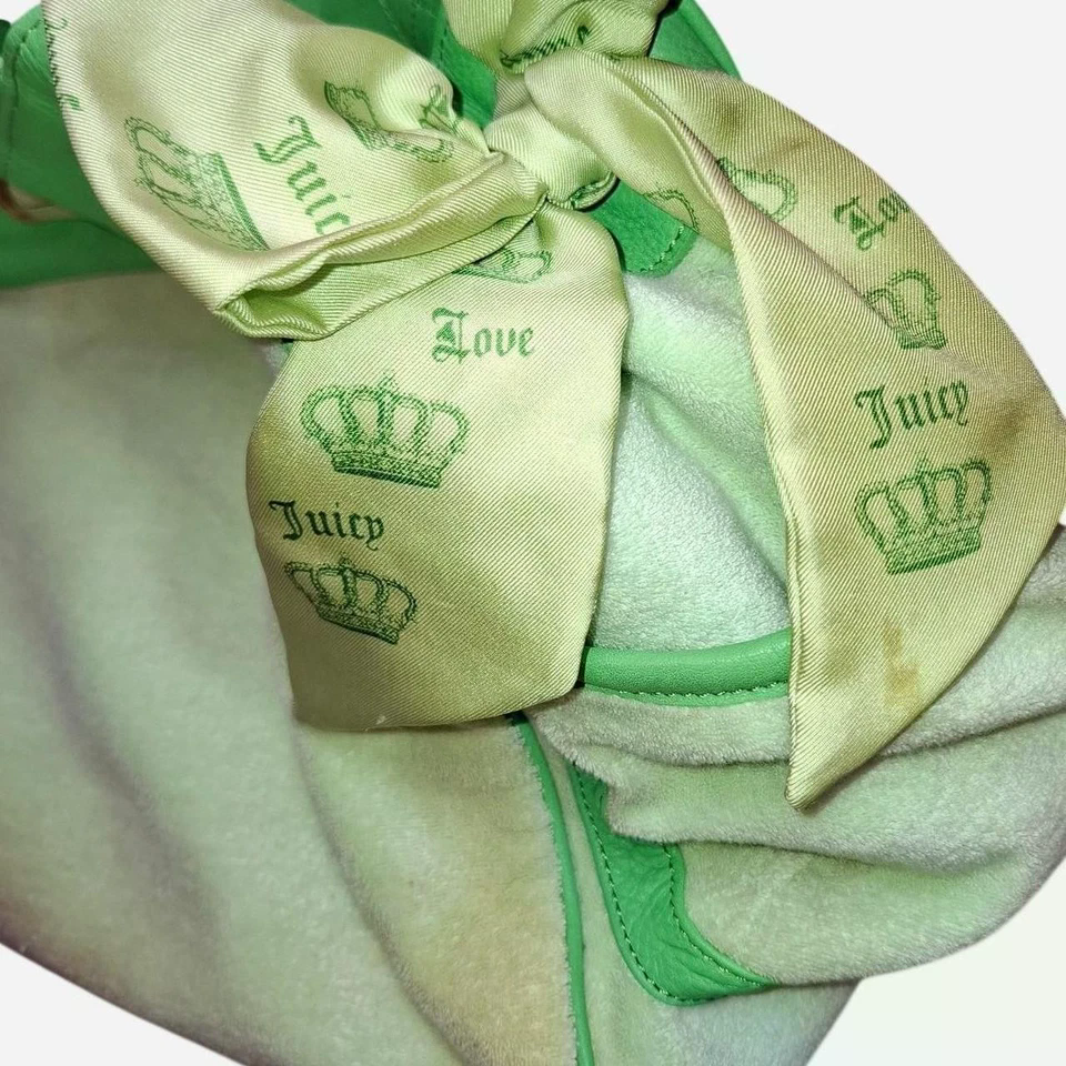 Very Rare Green Vintage Juicy Couture Scottie Dog Daydreamer Bag From 2005 Y2k