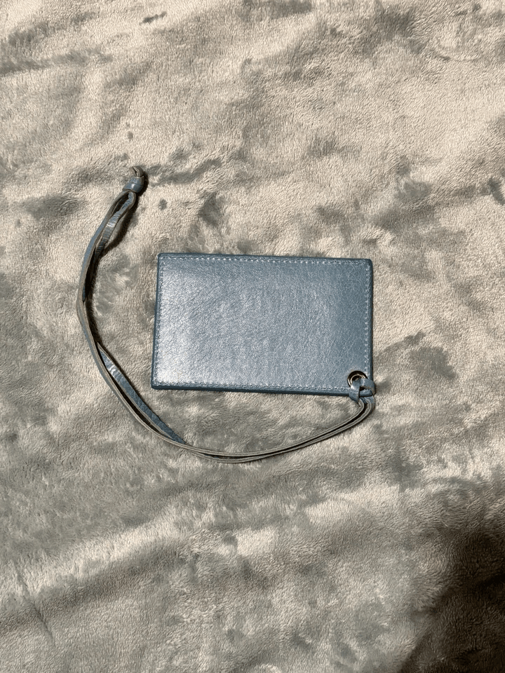 Vintage Balenciaga City Bag Velo Blue Lambskin Leather