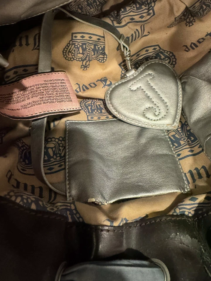 Y2K Vintage 2002 Juicy Couture Steel Blue Daydreamer Bag