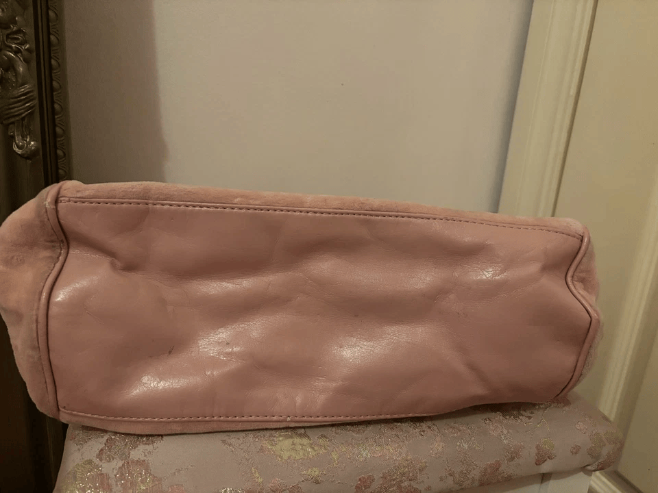 Juicy Couture Rare Vintage Pink Daydreamer Bag & heart charm gold hardware