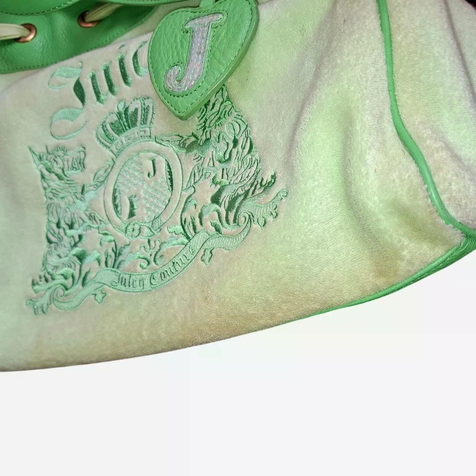 Very Rare Green Vintage Juicy Couture Scottie Dog Daydreamer Bag From 2005 Y2k