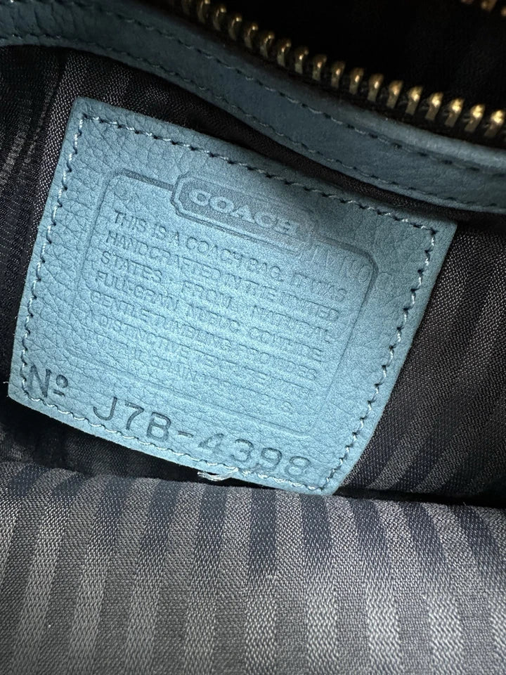 RARE VINTAGE COACH NUBUCK ERGO GLACIER BLUE
