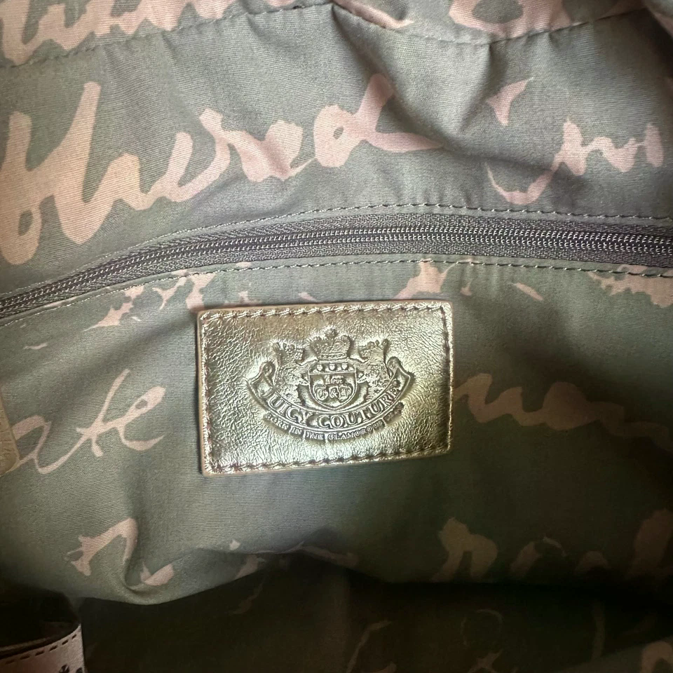 Vintage Y2K Juicy Couture Pink Velour Bowler Bag