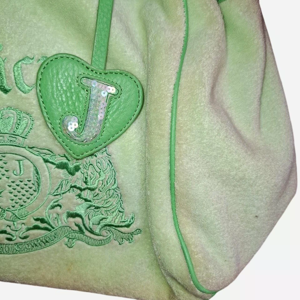 Very Rare Green Vintage Juicy Couture Scottie Dog Daydreamer Bag From 2005 Y2k