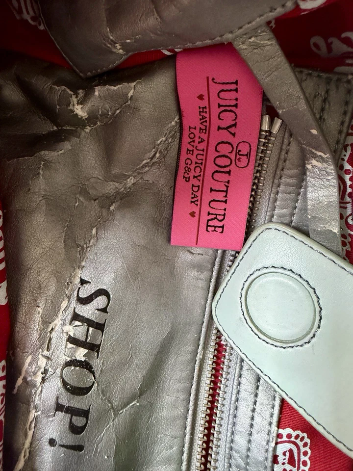 RARE VTG Juicy Couture “Her Royal Juicyness” Daydreamer Velour Bag