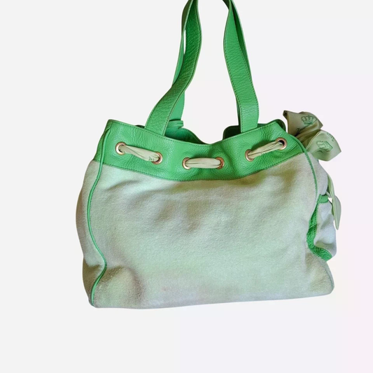 Very Rare Green Vintage Juicy Couture Scottie Dog Daydreamer Bag From 2005 Y2k