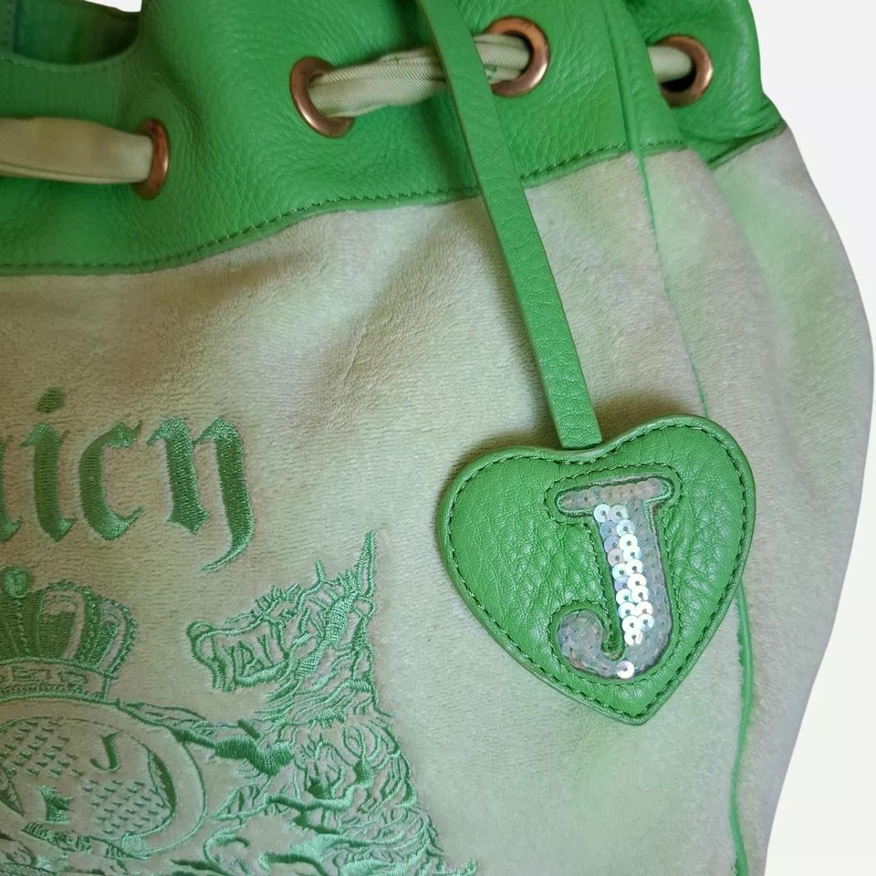 Very Rare Green Vintage Juicy Couture Scottie Dog Daydreamer Bag From 2005 Y2k