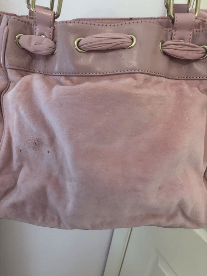Juicy Couture Rare Vintage Pink Daydreamer Bag & heart charm gold hardware