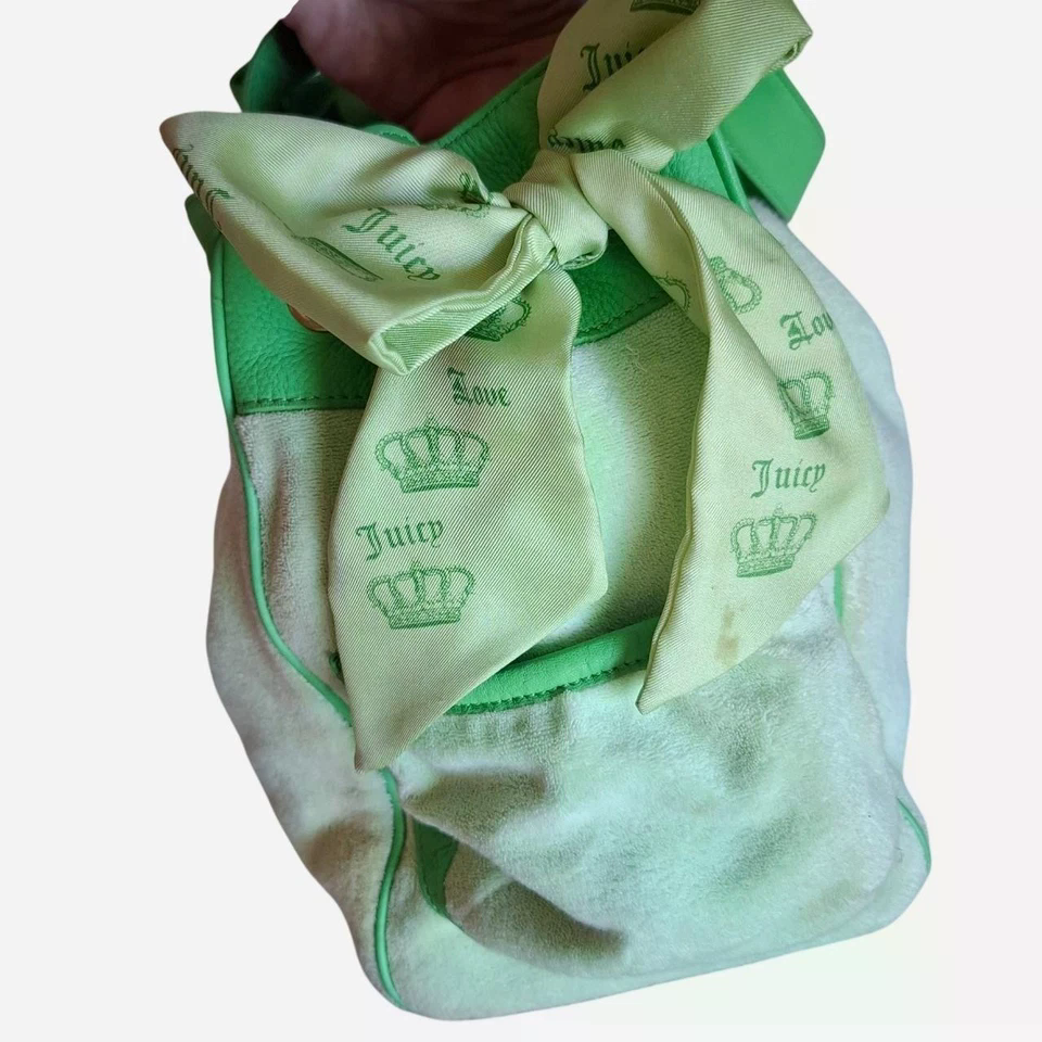 Very Rare Green Vintage Juicy Couture Scottie Dog Daydreamer Bag From 2005 Y2k