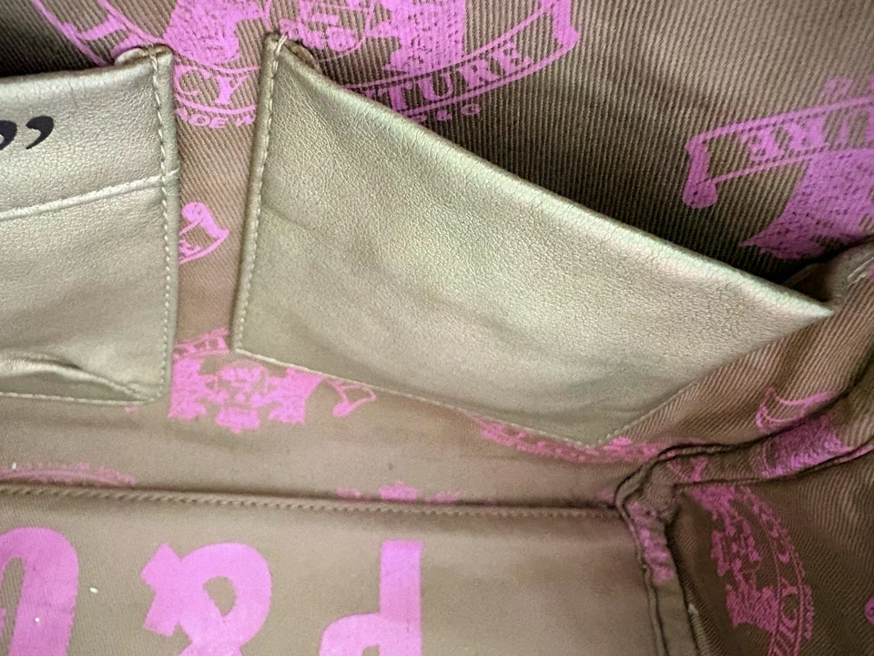 Vintage Juicy Couture Green Angel Bowler Bag