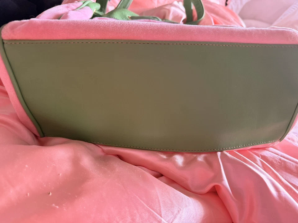 vintage Juicy Couture pink & green daydreamer bag