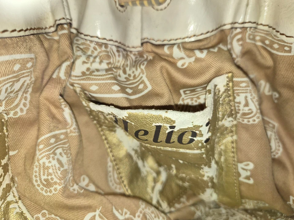 Juicy Couture Vintage Y2K Rare Tan Cream Daydreamer Bag Purse With Daisy Pin