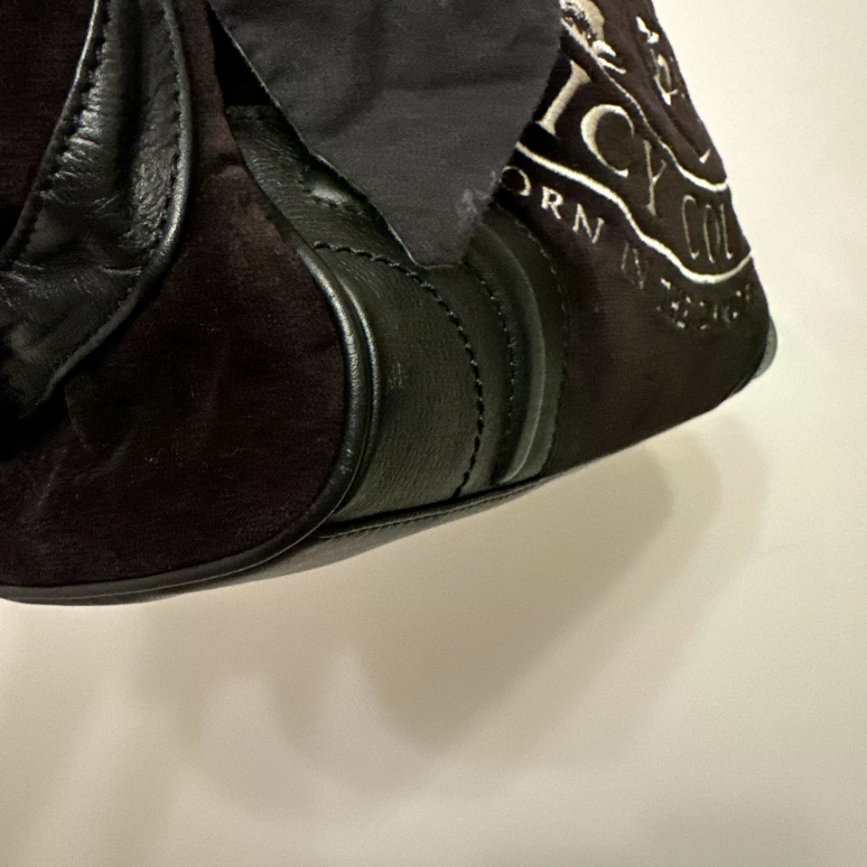 Juicy Couture Daydreamer Bag, Vintage Y2K, Juicy, Scottie Dogs velvet black