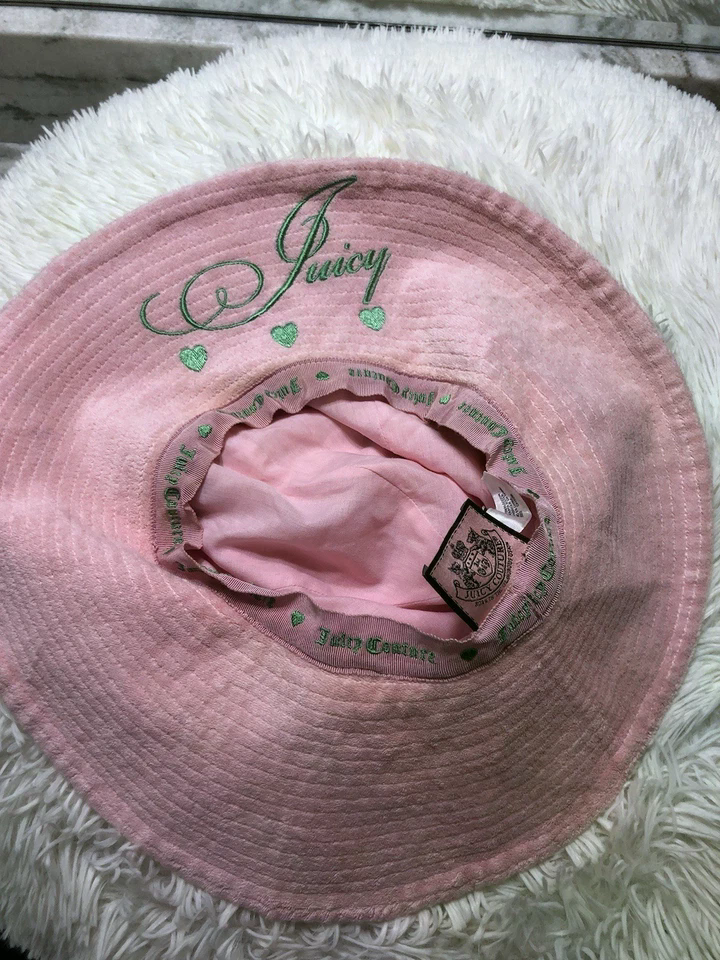 Sac Couture Juicy vintage Juicy Girls chapeau club rose et vert avec breloque ancre