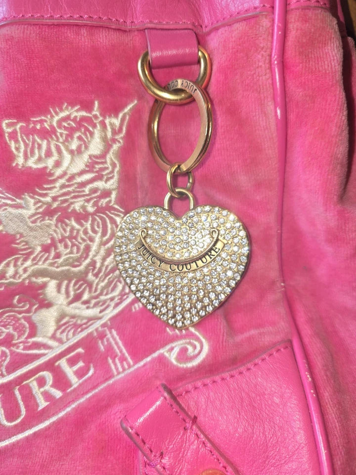 Juicy Couture Scottie Dog Hot Pink Daydreamer Tote Bag - Rare Vintage